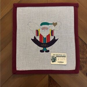 Festive Santa Needlepoint Canvas
